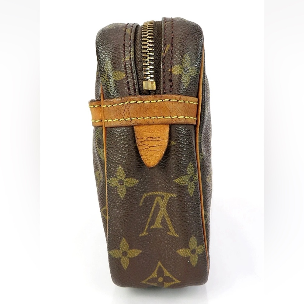 Louis Vuitton Monogram Brown and Gold Cosmetic Case - Picture 3 of 16